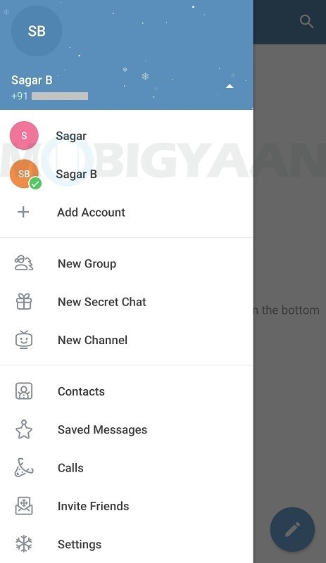 استفاده همزمان از چند اکانت تلگرام